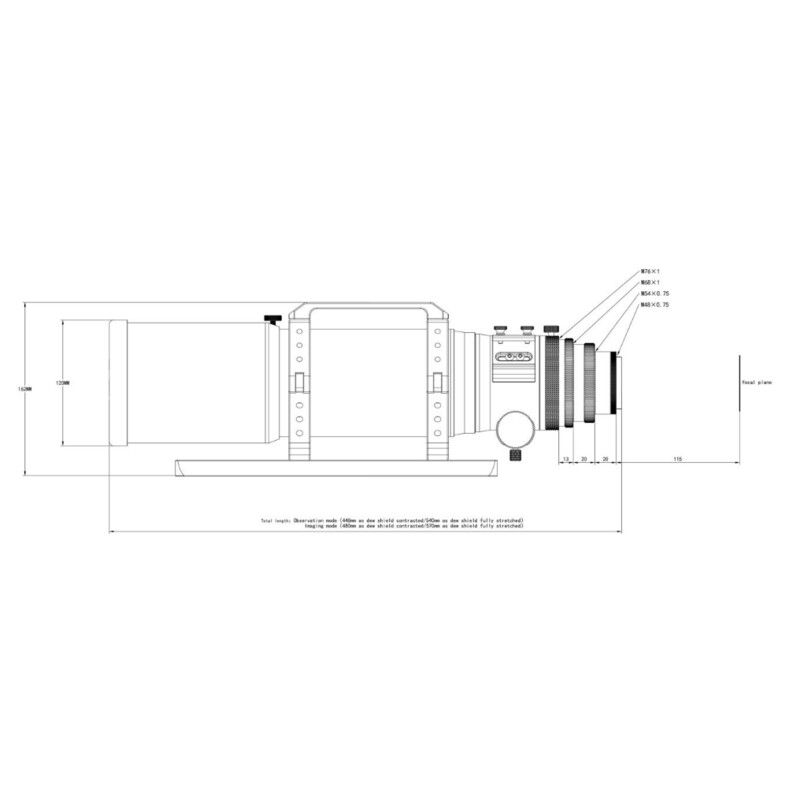 Askar Refrator apocromático AP 80/600 80PHQ