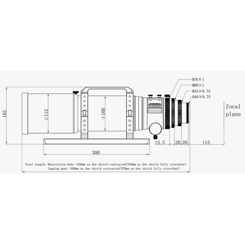 Askar Refrator apocromático AP 80/600 80PHQ