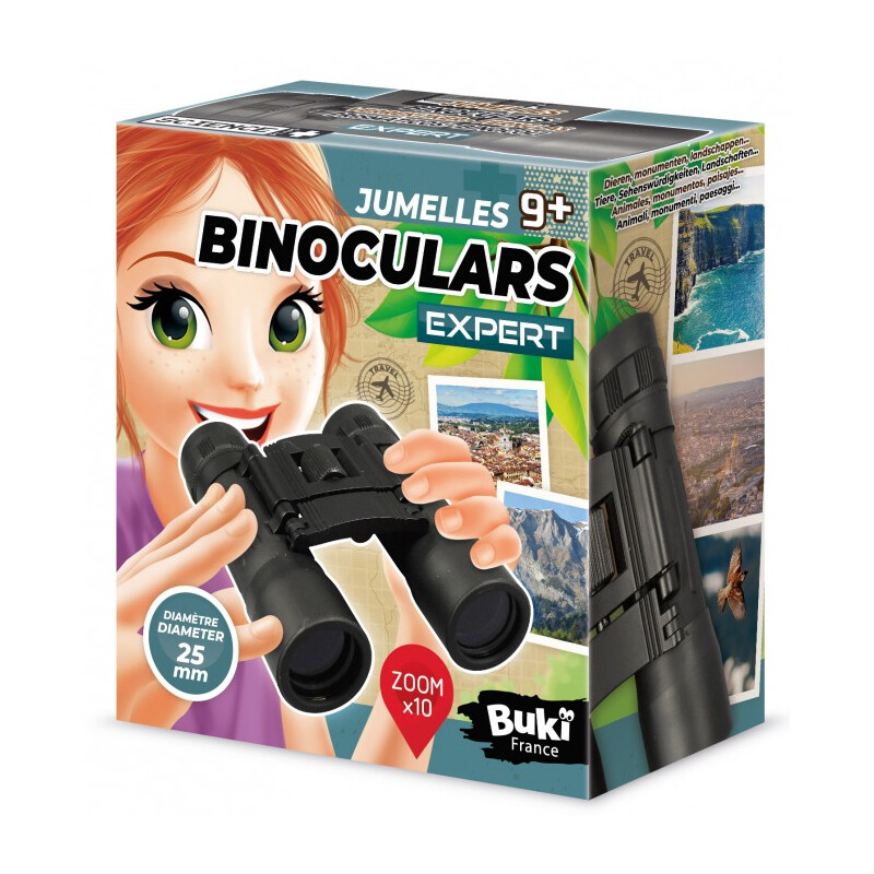 Buki Binóculos para crianças 10x25 Expert