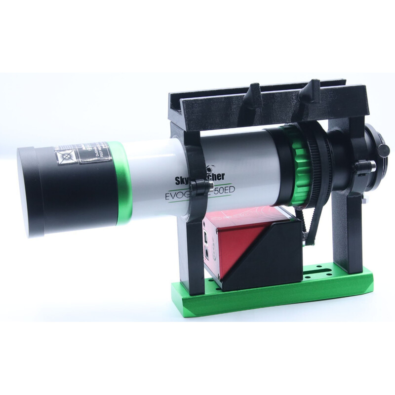 Astroprints Kit de fixação do motor EAF com grampo e Base para buscador para Skywatcher Evoguide 50ED
