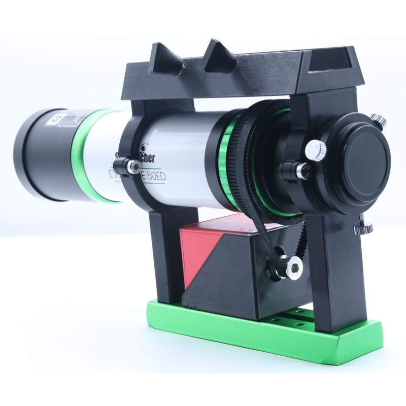 Astroprints Kit de fixação do motor EAF com grampo e Base para buscador para Skywatcher Evoguide 50ED