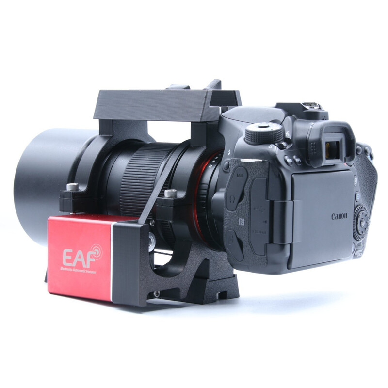 Astroprints Kit de fixação do motor EAF com grampo, calha e Base para buscador para a objetiva Samyang 135 mm