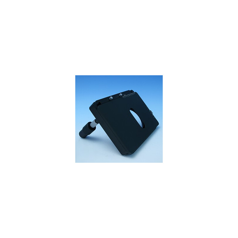 ZEISS Mesa cruzada 75x50 L ergon. acionamento fixo, com revestimento anodizado duro