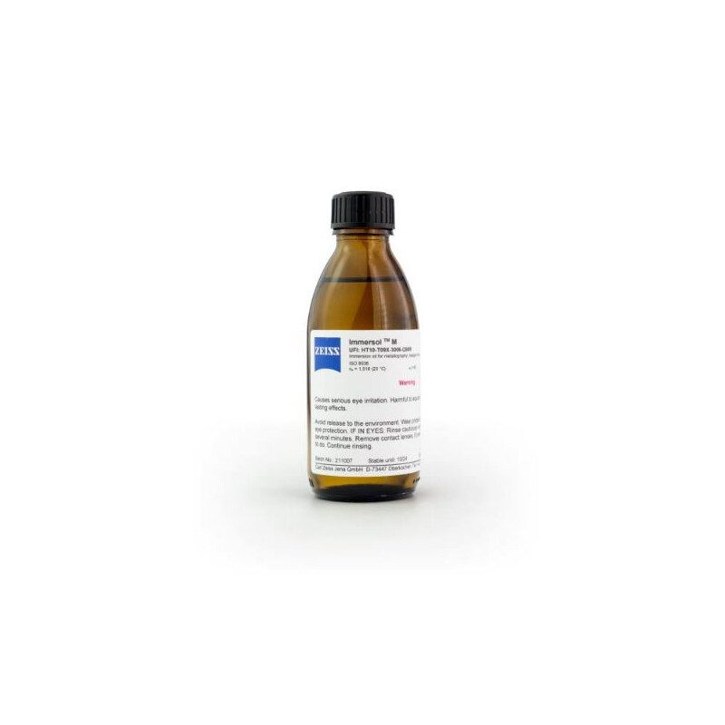 ZEISS Imersão em óleo Immersol M, frasco de 100 ml