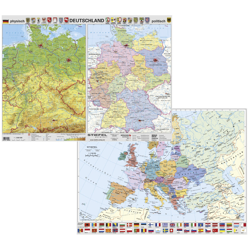 Stiefel Deutschland und Europa 54 x 40 cm