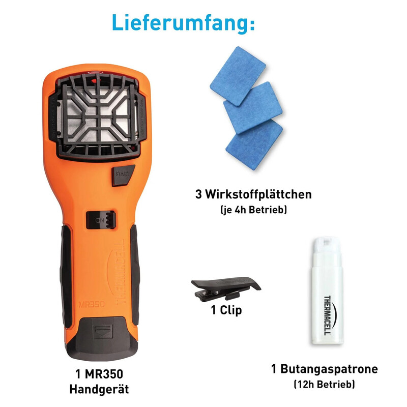 Thermacell Repelente de mosquitos Proactive MR-350 laranja