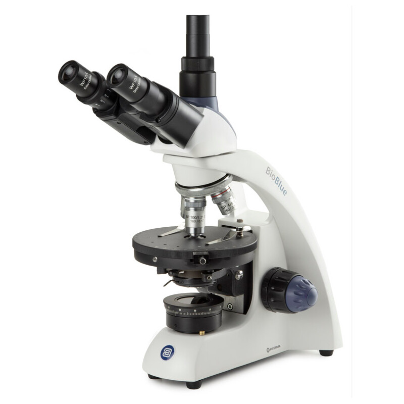 Euromex Microscópio BioBlue da , BB.4253-P-HLED, trino, Pol, DIN, 40x-1000x, 10x/18, LED, 1W