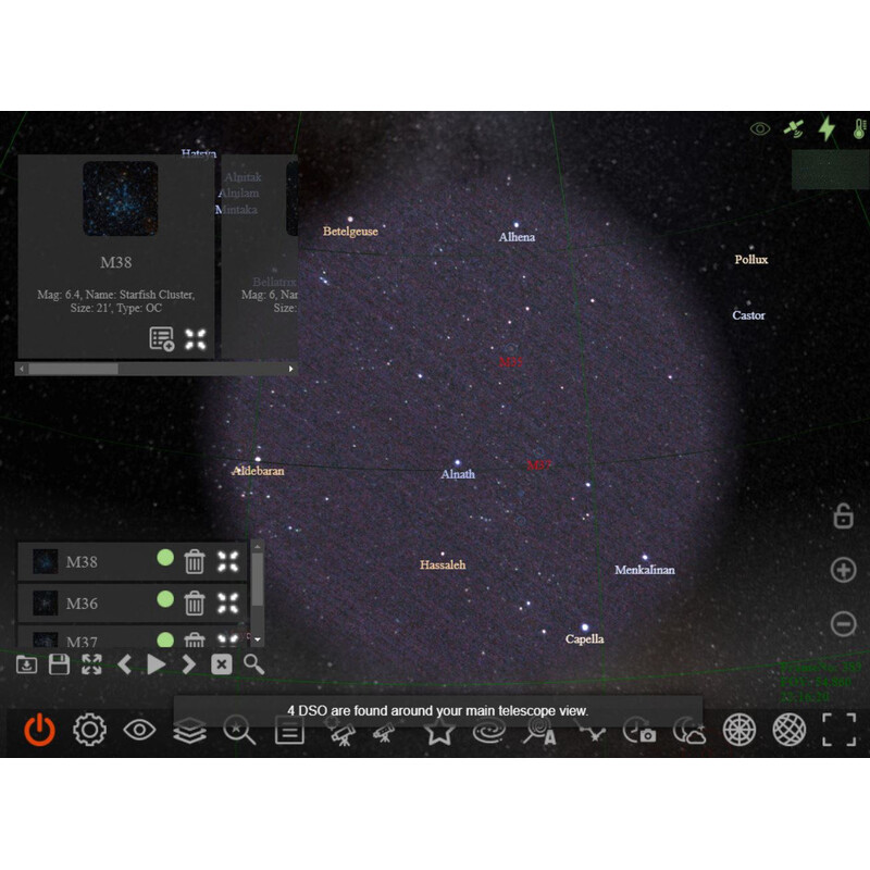 Dynamic DeepSky Câmera Astroid Multi