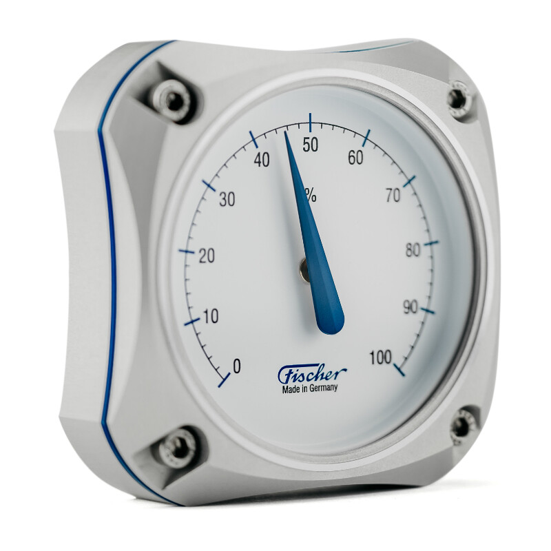 Fischer Estação meteorológica Edição Cockpit Hygrometer Silver