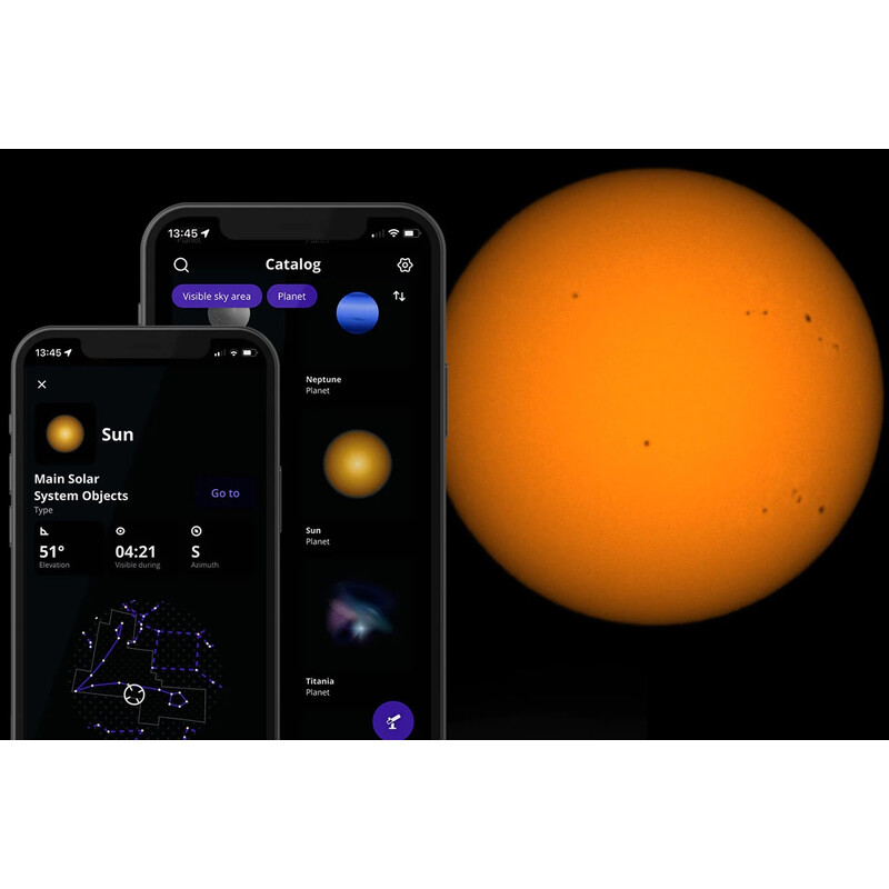 Unistellar Filtros solares Filtro solar inteligente para o Odyssey/Odyssey Pro