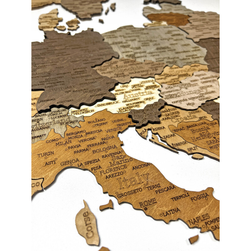 Abraham Wood Decor Puzzle de madeira da Europa (110x108cm)