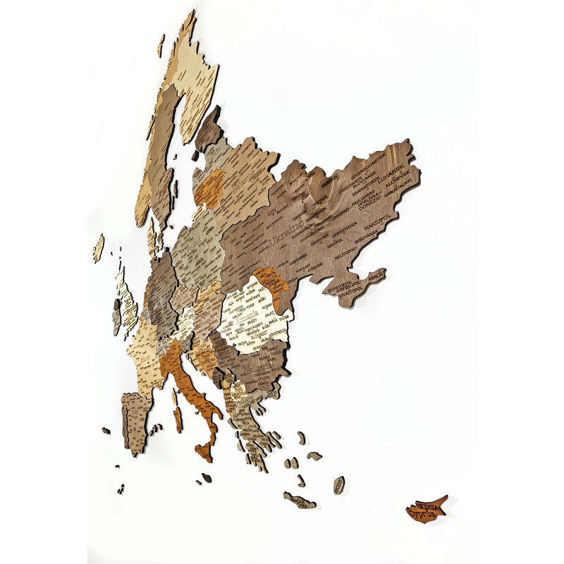 Abraham Wood Decor Puzzle de madeira da Europa (110x108cm)