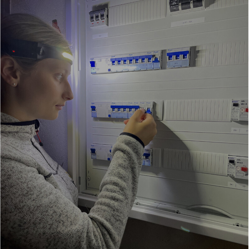 TFA Lanterna para cabeça LUMATIC FREE COB-LED