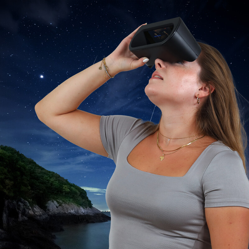 Omegon Universe2Go+ + Sonnenfinsternisbrille Solar Safe Deluxe