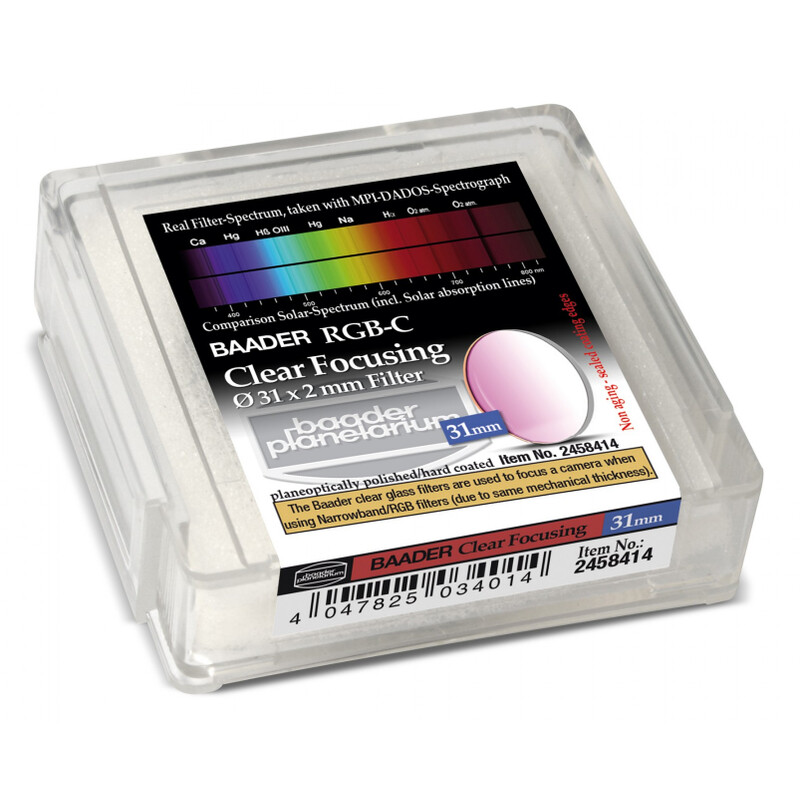 Baader Filtro Vidro transparente 31mm