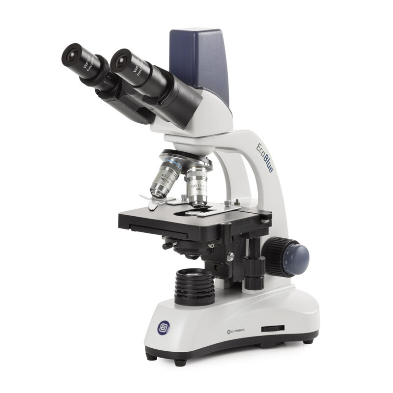 Euromex Microscópio EC.1157, bino, Digital, 40x-1000x, DL, LED, 10x/18 mm, Mesa cruzada, 5 MP