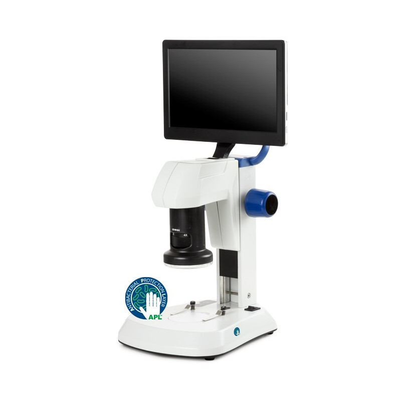 Euromex Microscópio ED.3000, 2 MP, 7/21 LED, USB/SD, 9 inch LCD