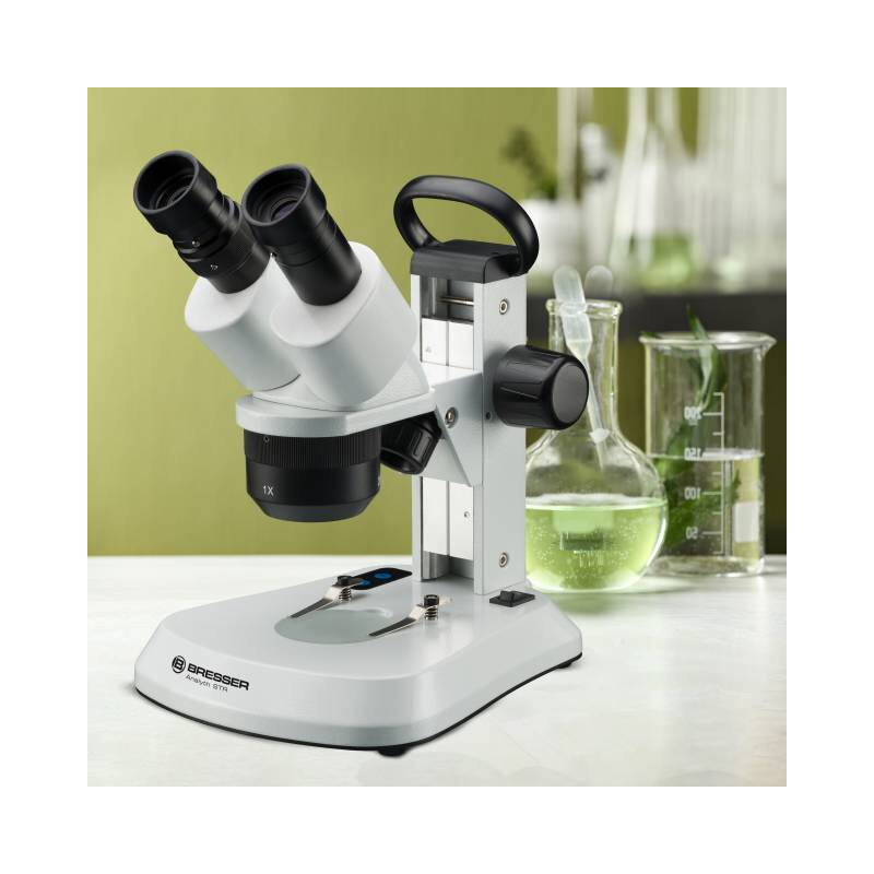 Bresser Microscópio stéreo Analyth STR 10x-40x bino; Greenough; 50mm; 10x/20; 10-40x; LED