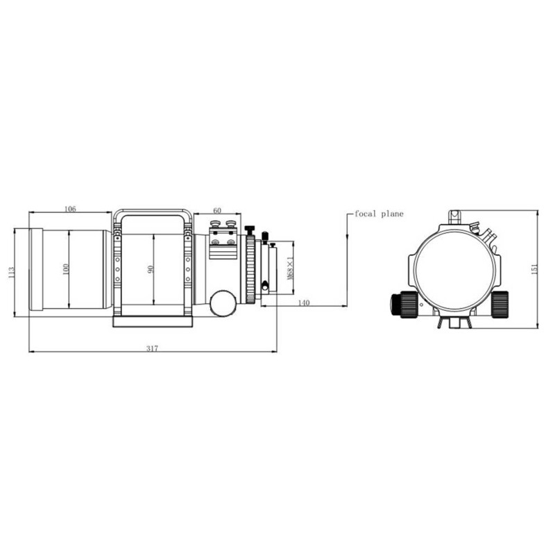 Askar Refrator apocromático AP 72/400 FRA400
