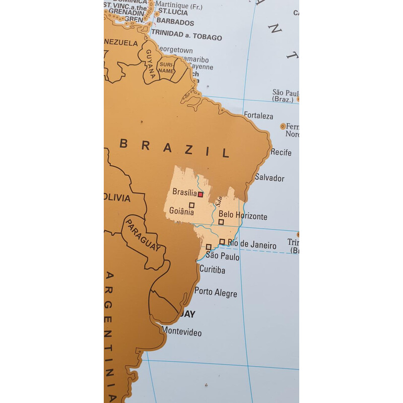Stiefel Mapa para raspar (95 x 66 cm)