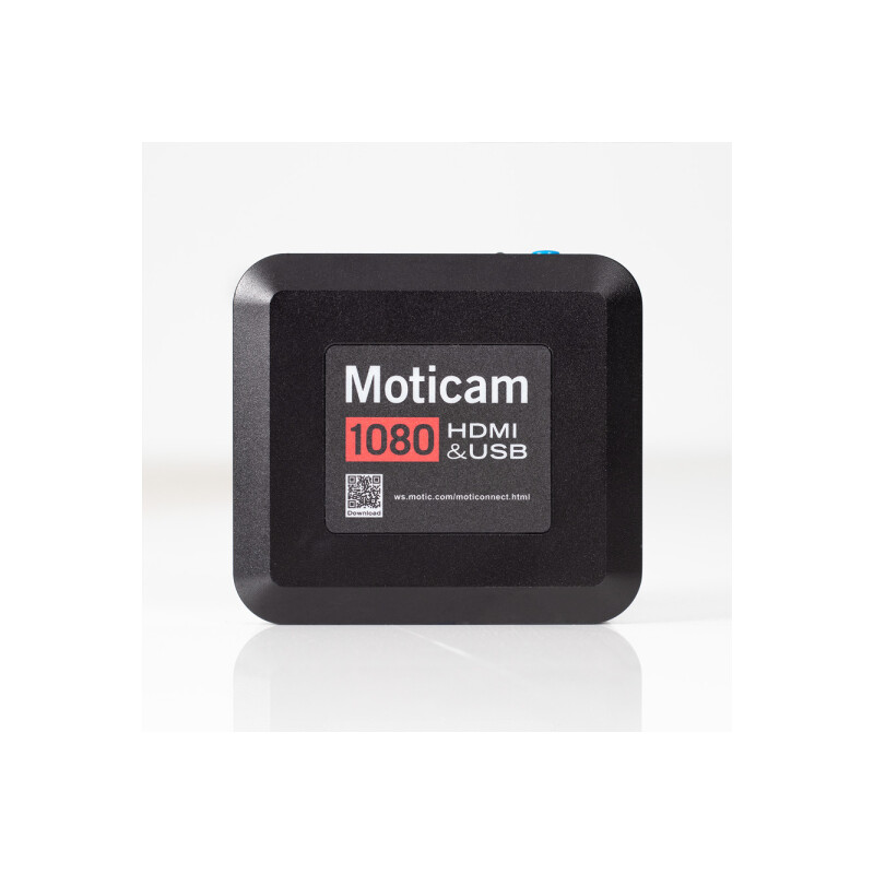 Motic Câmera 1080N, color, CMOS, 1/2.8", 2.9 µm, 6 MP, 30 fps, HDMI, USB 2.0