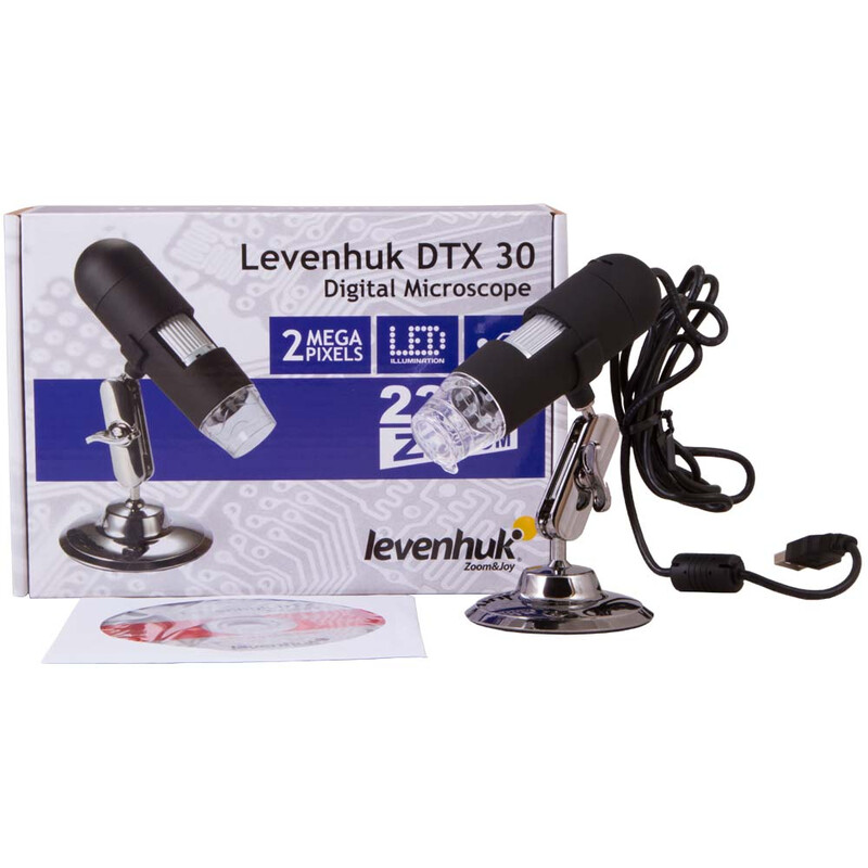 Levenhuk Microscópio DTX 30 20-230x 2MP USB 2.0