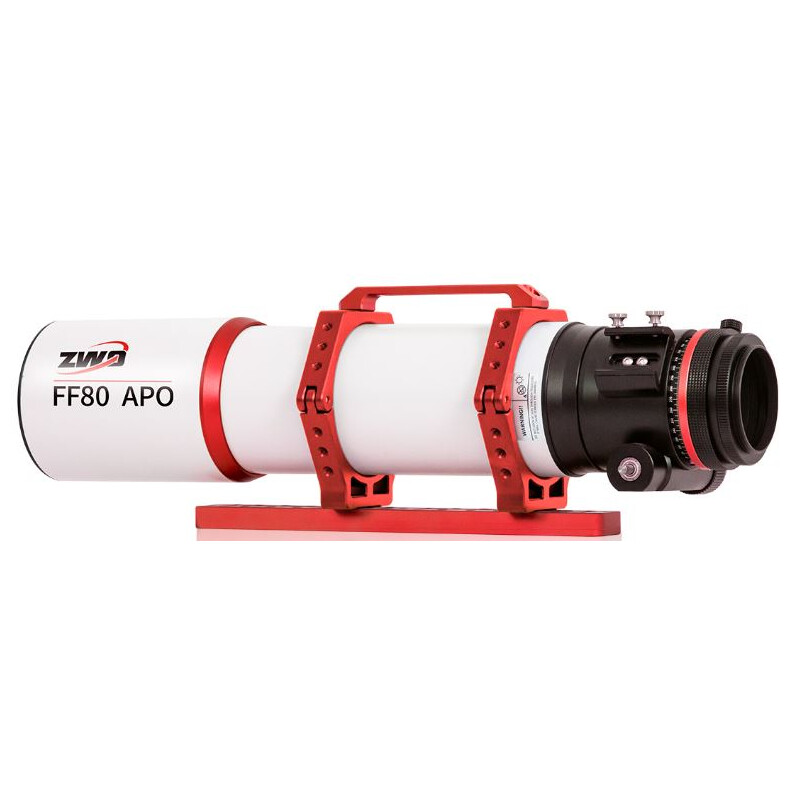 ZWO Refrator apocromático FF80 AP 80/600 Quadruplet OTA