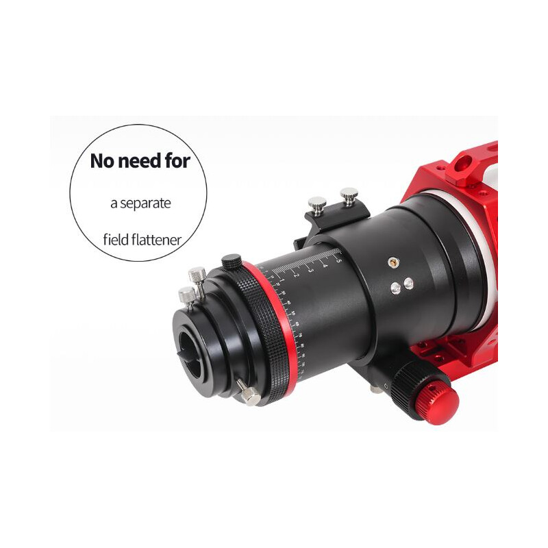 ZWO Refrator apocromático AP 80/600 FF80