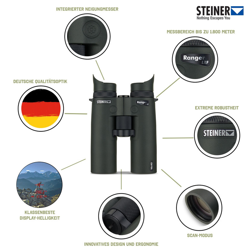 Steiner Binóculo Ranger LRF 10x42