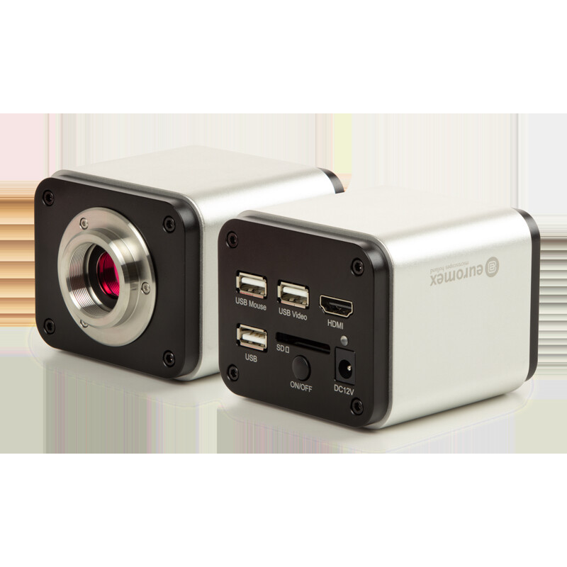 Euromex Câmera VC.3043 HDS, UHD, 8,3 MP, 1/1,8 Zoll, 4K-Farbsensor, 13-Zoll-Touchscreen, 30fps HDMI, 20fps USB