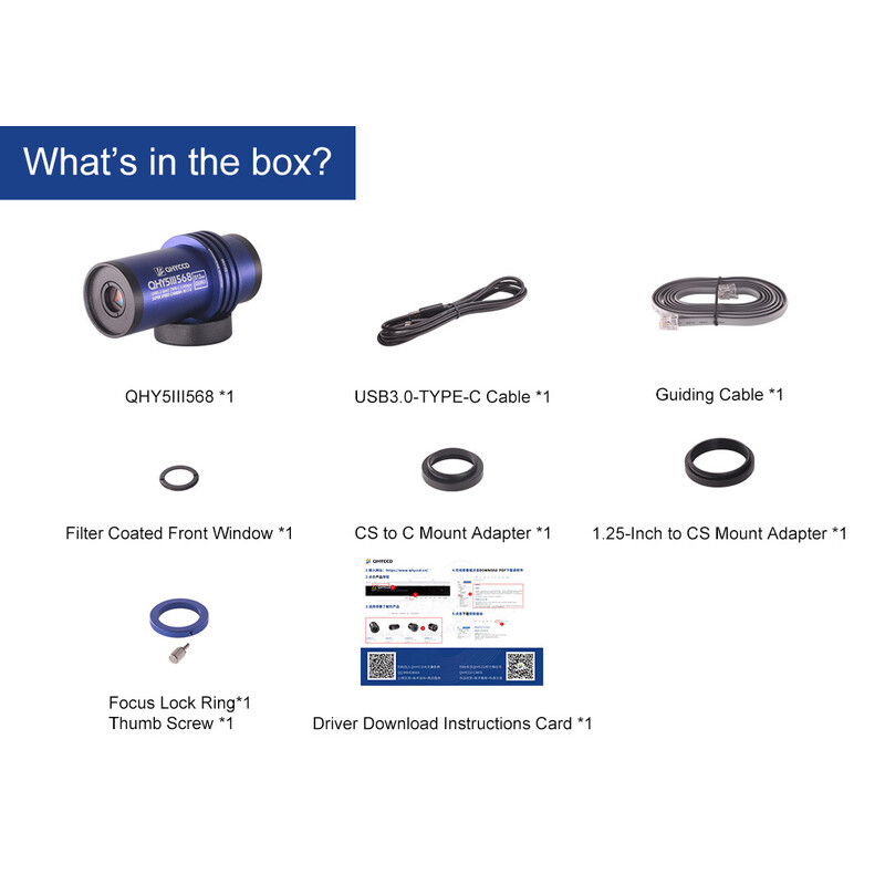 QHY Câmera 5III 568C Color