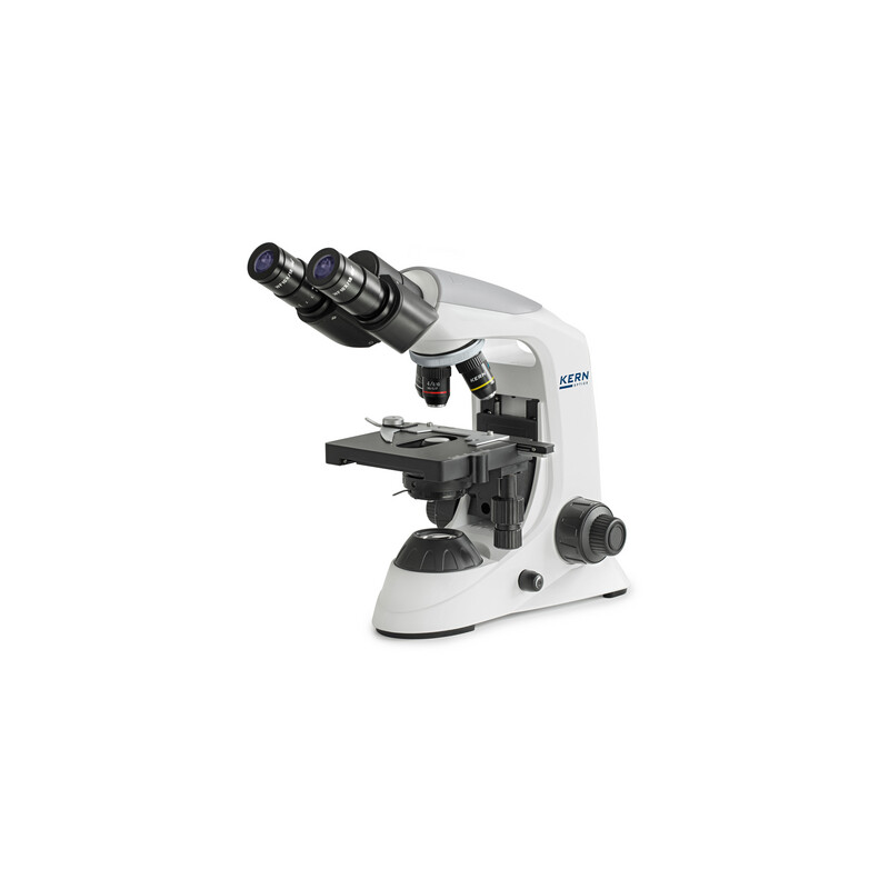 Kern Microscópio Mikroskop Bino Achromat 4/10/40/100, HWF10x18, 3W LED, OBE 132
