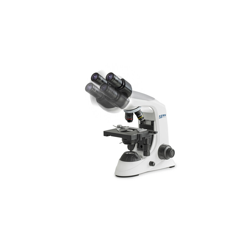 Kern Microscópio Bino Achromat 4/10/40/100, HWF10x18, 3W LED, OBE 132