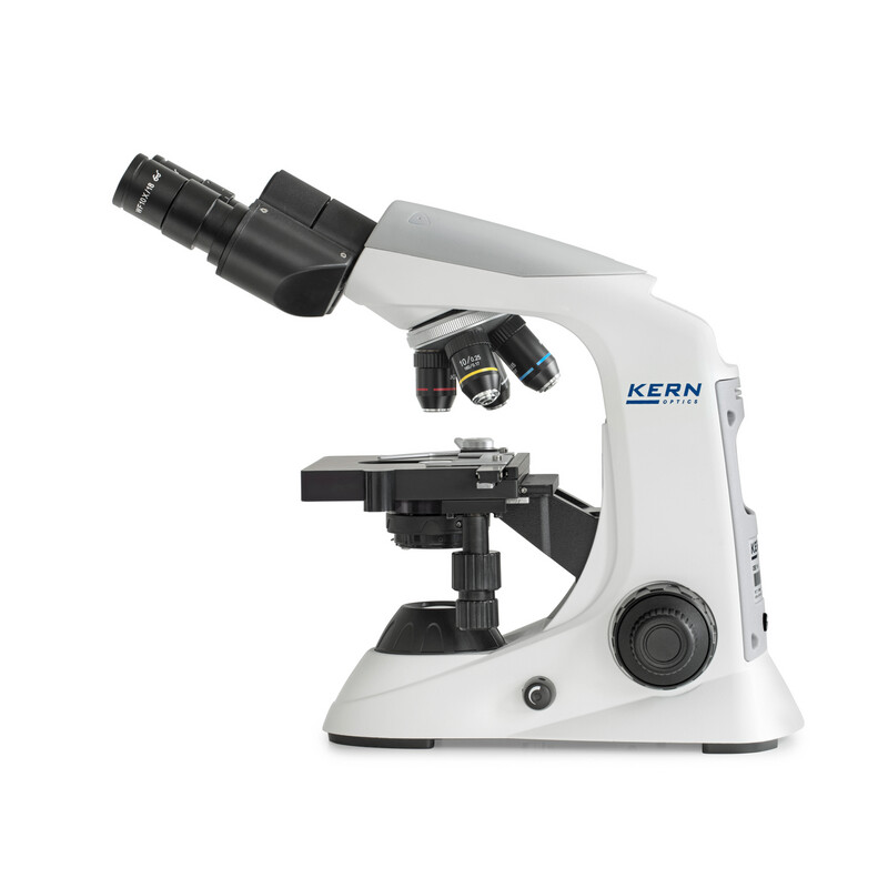Kern Microscópio Bino Achromat 4/10/40/100, HWF10x18, 3W LED, OBE 132