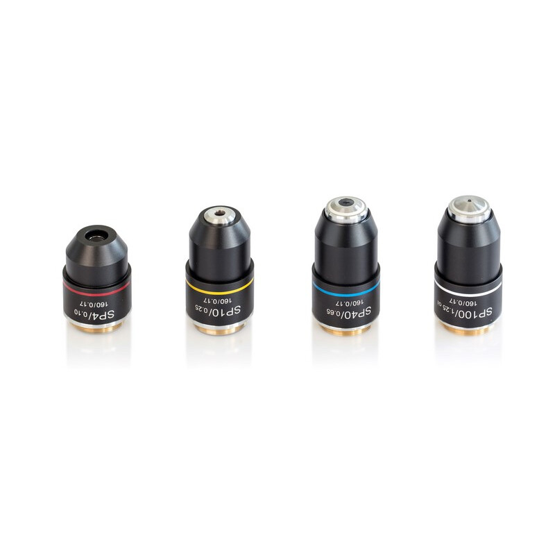Kern objetivo Objetiva, OBB-A1563, e-plan, achro, 10x/0.25, w.d. 5.65mm, Anti-Fungus