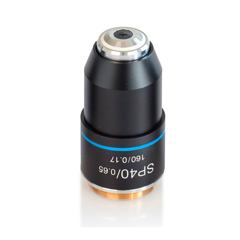 Kern Objetivo, OBB-A1564, e-plan, achro, 40x/0.65, w.d. 0.85mm, com mola, anti-fungos