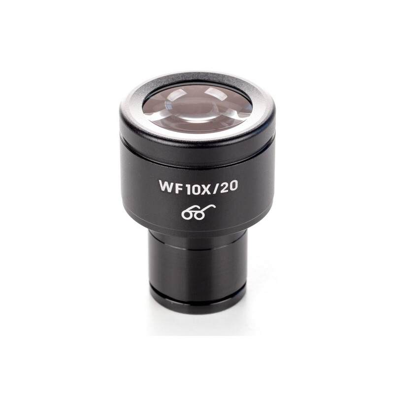 Kern Oculares de Ø 23,2 mm, OBB-A1618, HWF 10x/Ø20mm, com escala de 0,1 mm, High-Eye-Point, Anti-Fungus