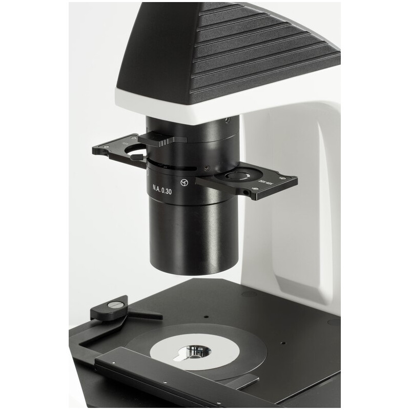 Kern Microscópio invertido OCM 168, FL, PH, trino, Condensador N.A. 0,3 fixo, 10x-40x, LED 5W, Al/Dl