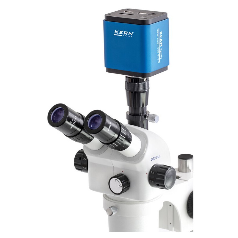 Kern Câmera Câmara ODC 852, cor, CMOS, 1/1,8", 2,4 µm, 30/25 fps, 5 MP, USB/Wifi