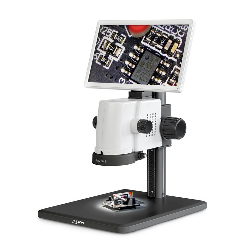 Kern Microscópio OIV 345, Digital, 0,7x-4,5x, LED, alumínio, HDMI