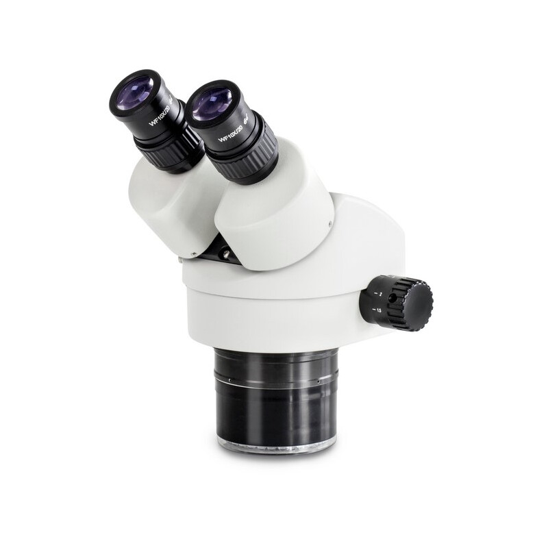 Kern Cabeça de microscópio com zoom, OZL 460, bino, 0,7x-4,5x, Al, 3W LED