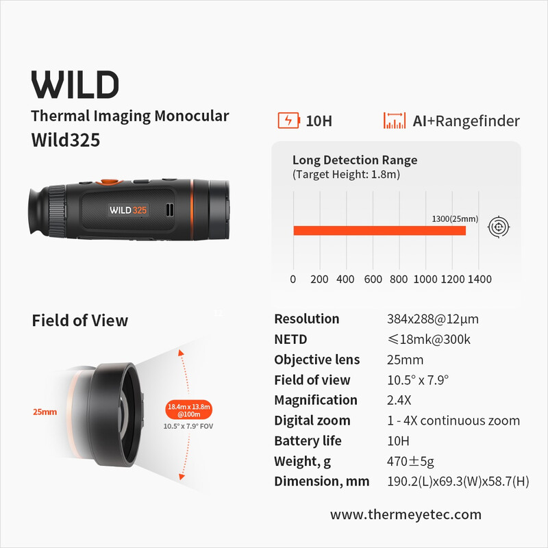 ThermTec Câmara térmica Wild 325