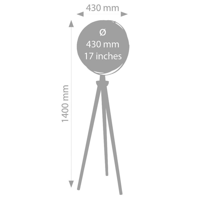 emform Globo com pedestal Sputnik 43cm