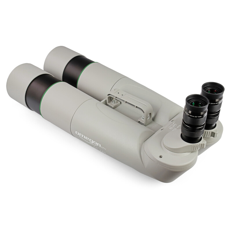 Omegon Binóculos Brightsky ED-APO 30x100 - 90° + Estojo