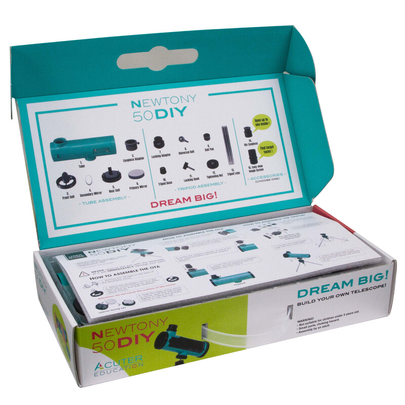 Acuter Telescópio N 50/200 Newtony 50 Discovery DIY