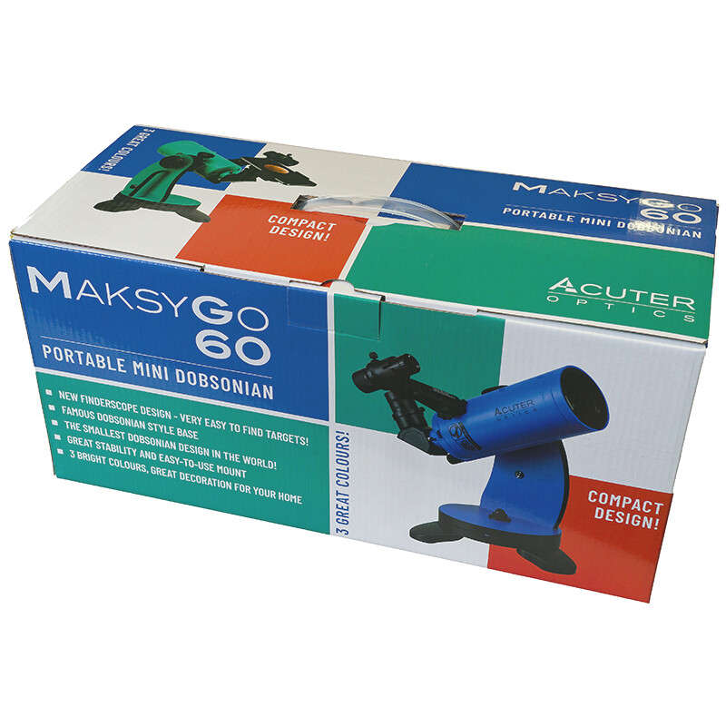 Acuter Telescópio Maksutov MC 60/750 MAKSYGO-60 Mini Dobson