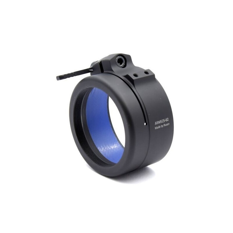Rusan Adaptador de pinça Q-R M52x0,75 Short com rosca fêmea para um diâmetro exterior de 57 mm