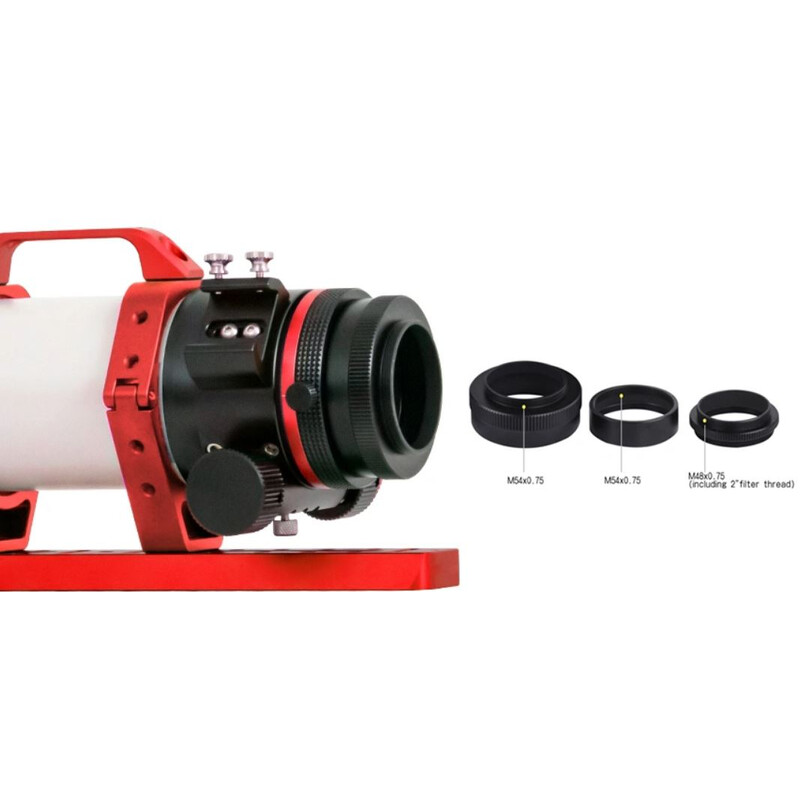 ZWO Refrator apocromático FF65 AP 65/416 Quintuplet OTA