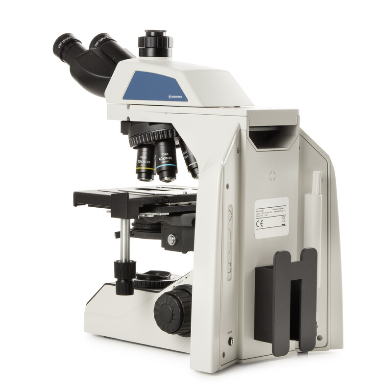 Euromex Microscópio Observer Achios-X, AX.1152-PLi, trino, EWF 10x/22 mm, plano PLi 4/10/S40/S100x óleo IOS, 3 W NeoLED™