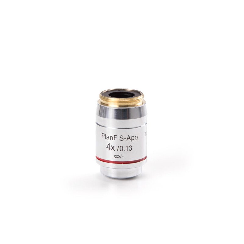 Euromex Objetivo Objetiva, AX.7304, Infinity EIS 60 mm, Semi-Apo Fluarex 4x/0.15, M25, 0.17 mm